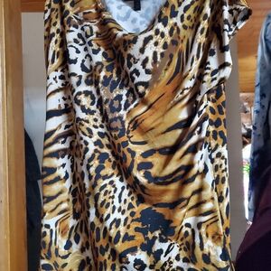 Leopard Print Sleeveless Top